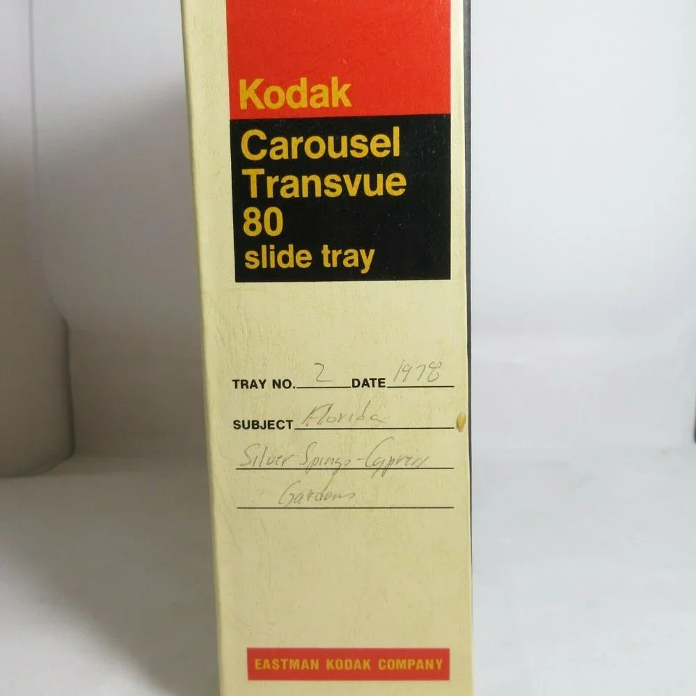 Vintage Kodak Carousel Transvue 80 Slide Tray for Projectors